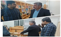 بازدید سرزده معاون محترم تحقیقات و فناوری از کتابخانه‌ها